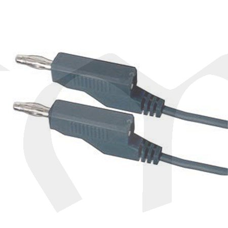 Propojovací kabel 0,75mm2/ 1m s banánky černý