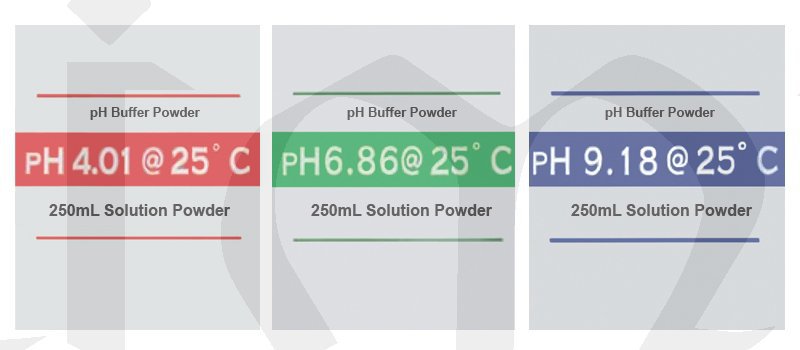 Sada pufrů pro kalibraci pH metrů (4.01;6,86;9,18)