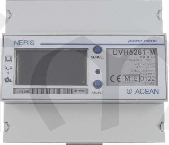 Elektroměr MDVH5261-M 10-100A ModBus, CZ úředně ověřený