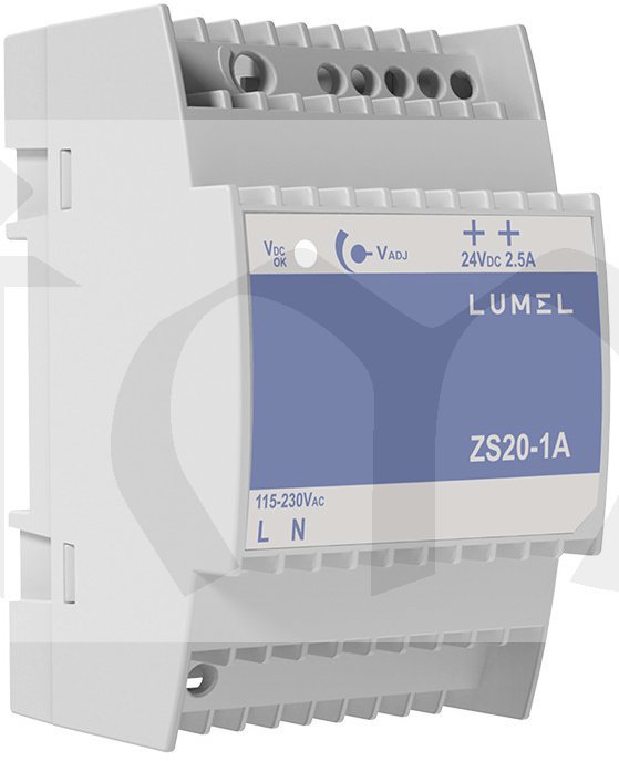 zdroj ZS20-1A, +24V/2,5A